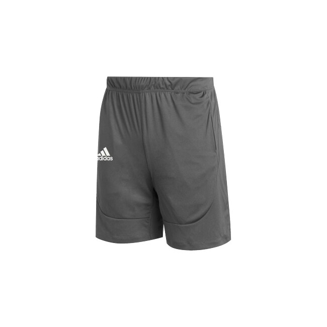 New Adidas Basketball Shorts Mens Gray Gym 9 Inch Inseam Small Medium Large