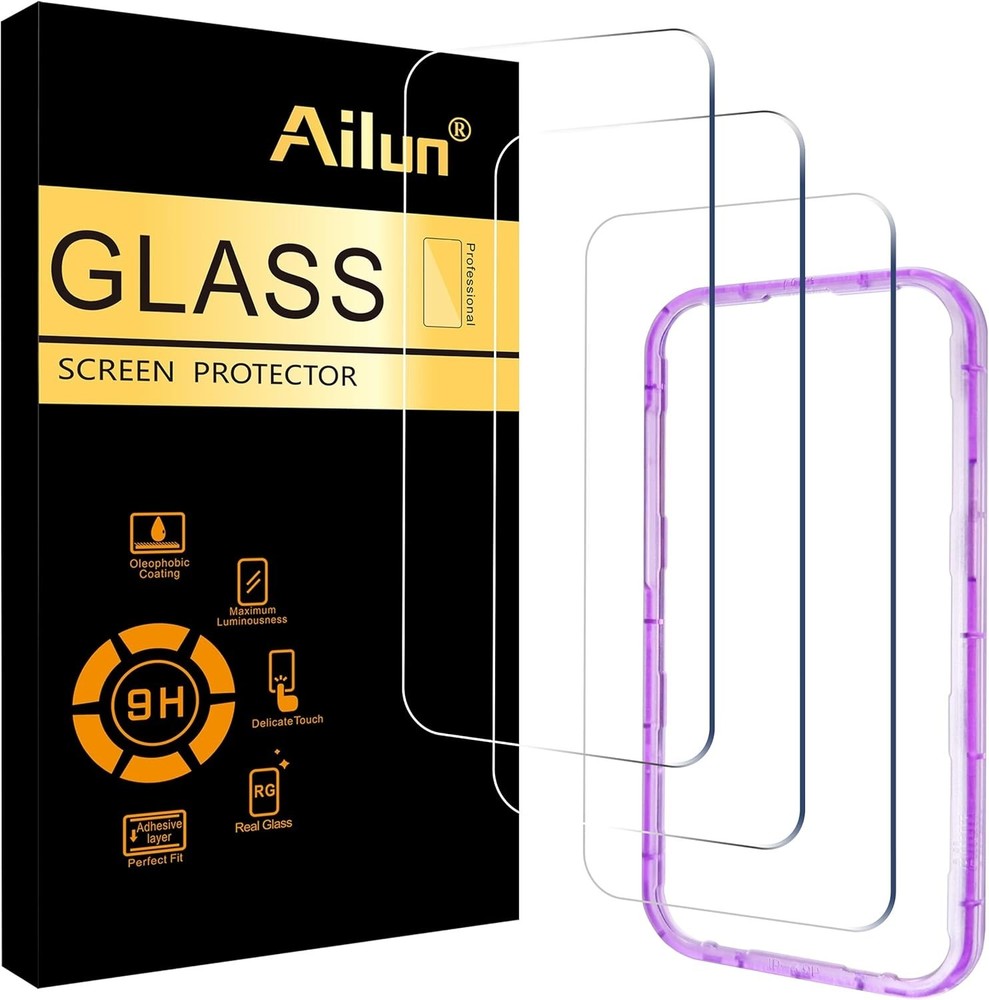3 Pack Screen Protector for iPhone 17 Pro Max [6.9 inch] with Installation Frame