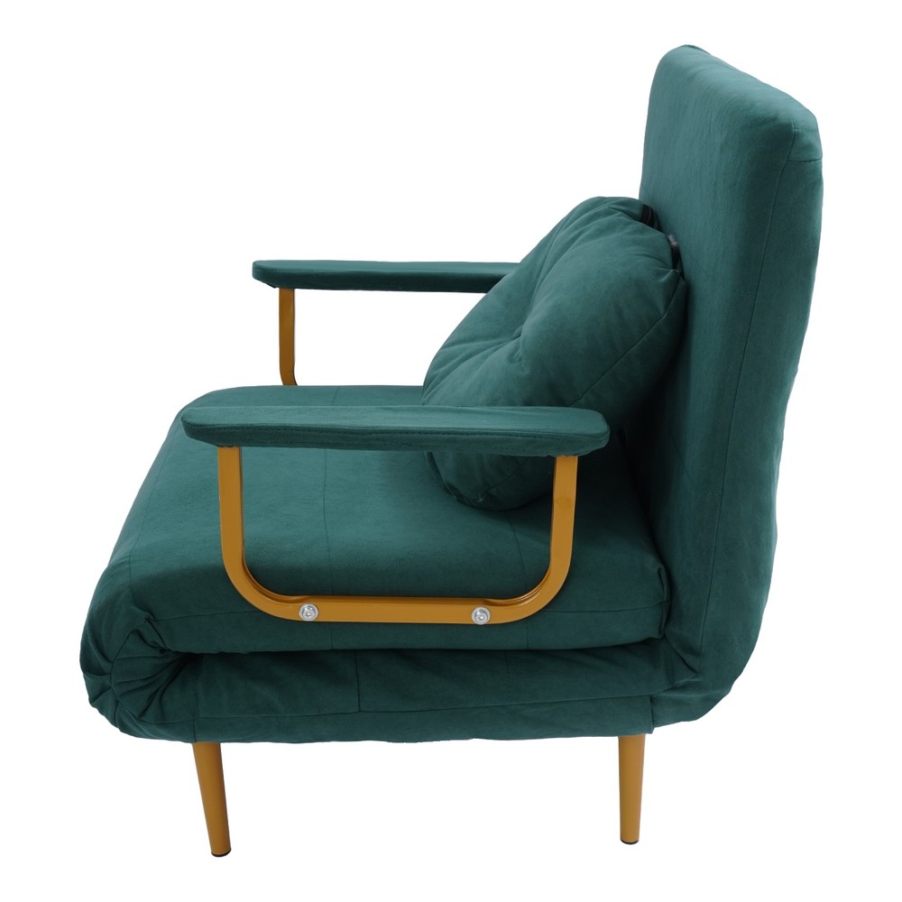 Convertible Sofa Bed with Adjustable Backrest and Stylish Design