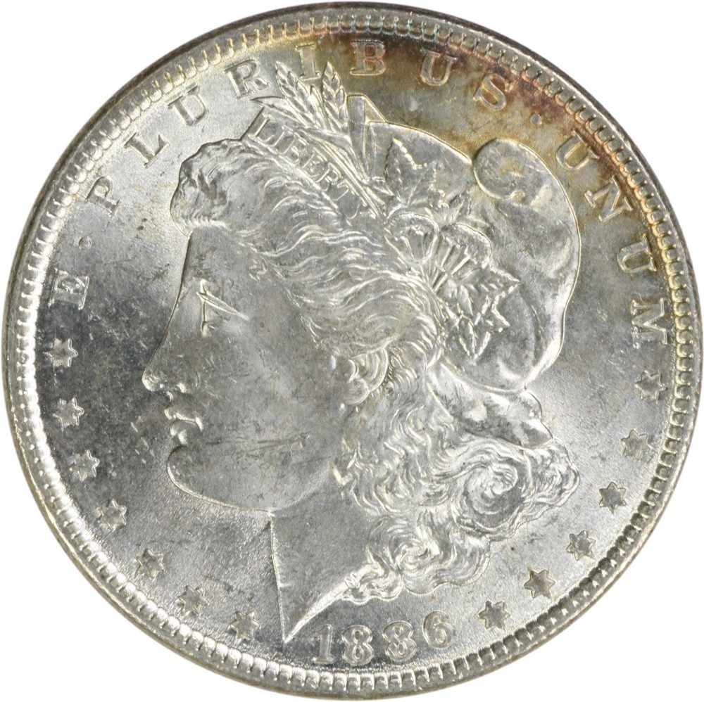 1886 Morgan Silver Dollar Choice Bu Uncertified #233