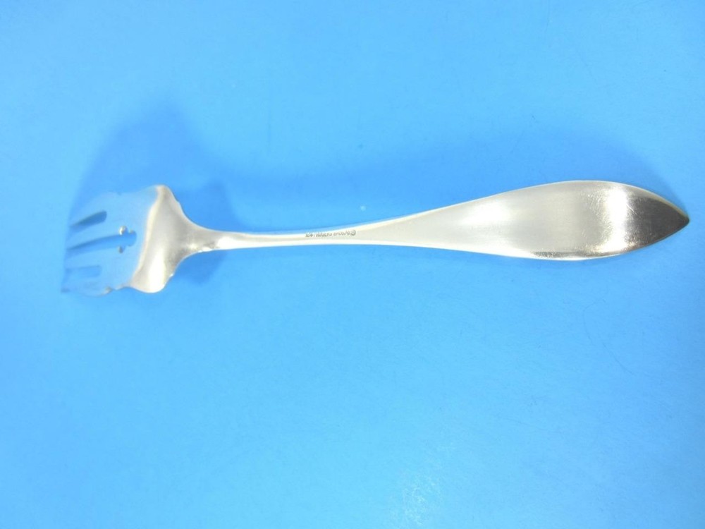 *Wm A. Rogers AA BERKLEY Salad Server Fork Vintage Silverplate 8 1/2" 1929