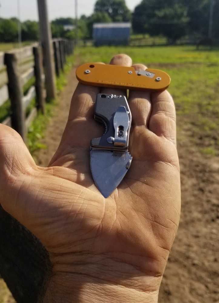 Sterling Pocket Knife / Tool Sharpener & Compact Fire Ant Folding Knife