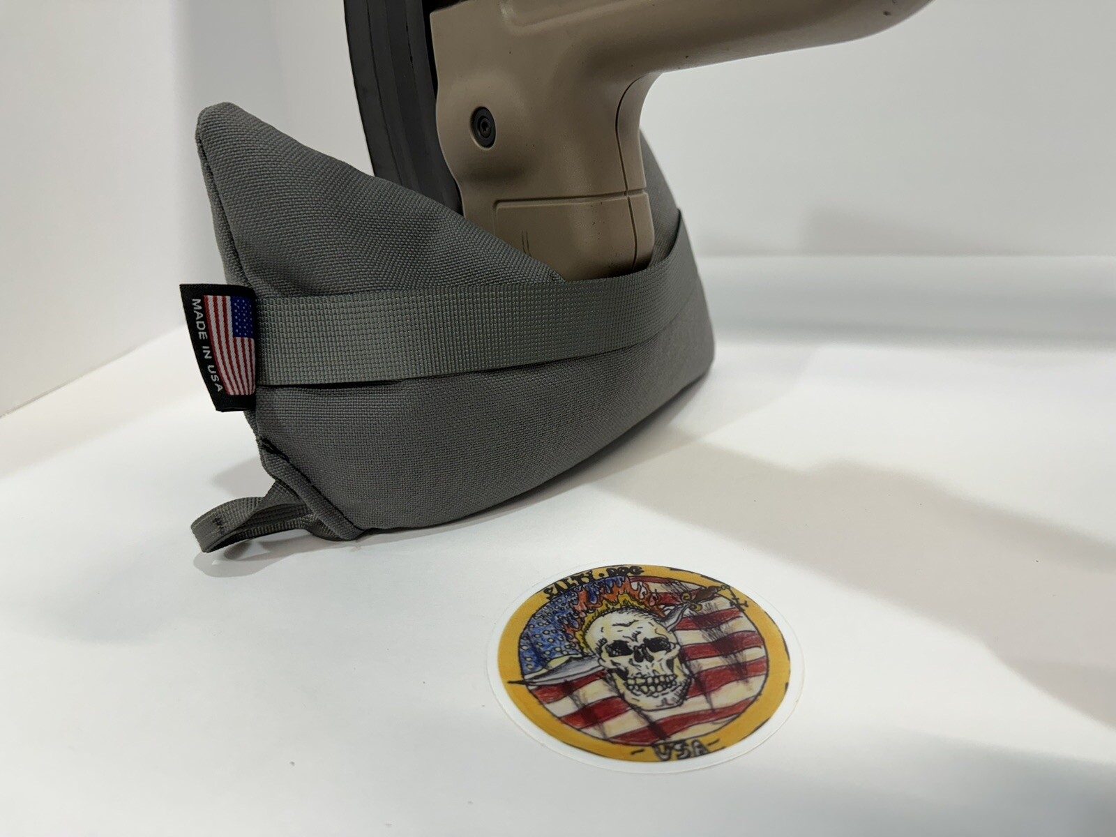 Ultra Light rear shooting squeeze bag Wolf Gray Camo