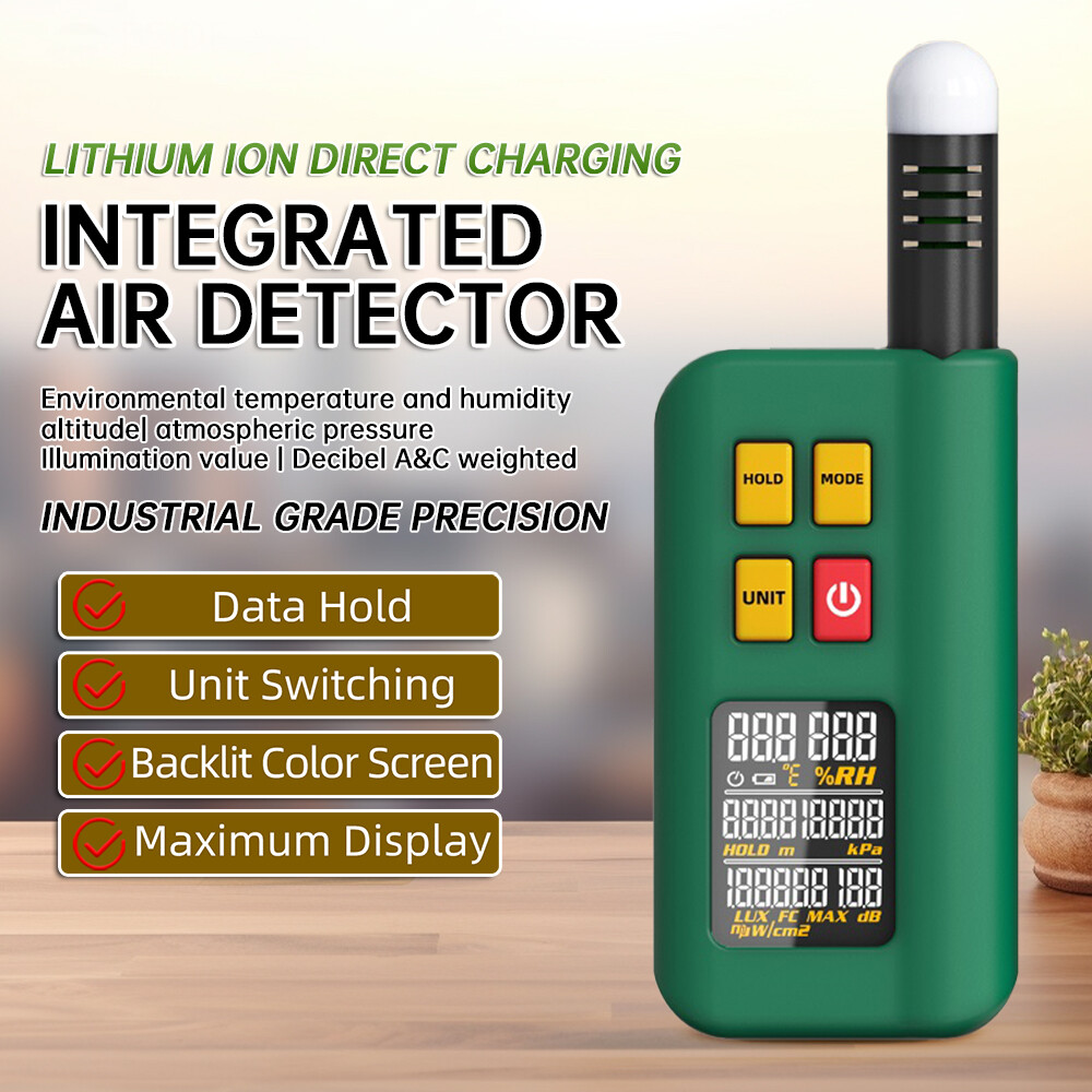 BSIDE GX1 Integrated Environment Detector Lux Noise Meter Hygrometer Thermometer