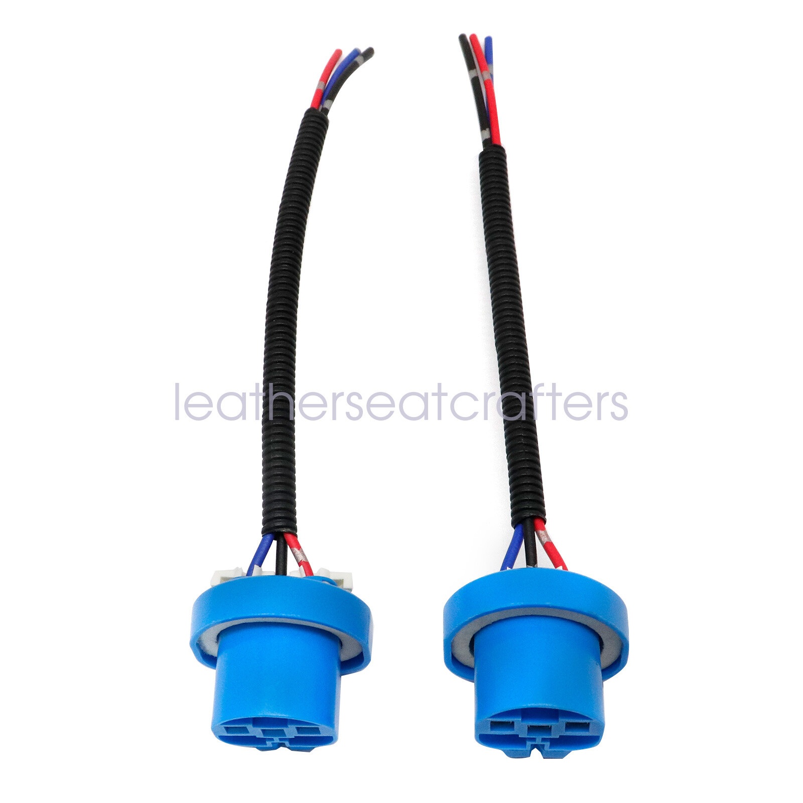 2PCS Wire Pigtail Female P 9007 HB5 Head Light Connector Adapter Harness Socket