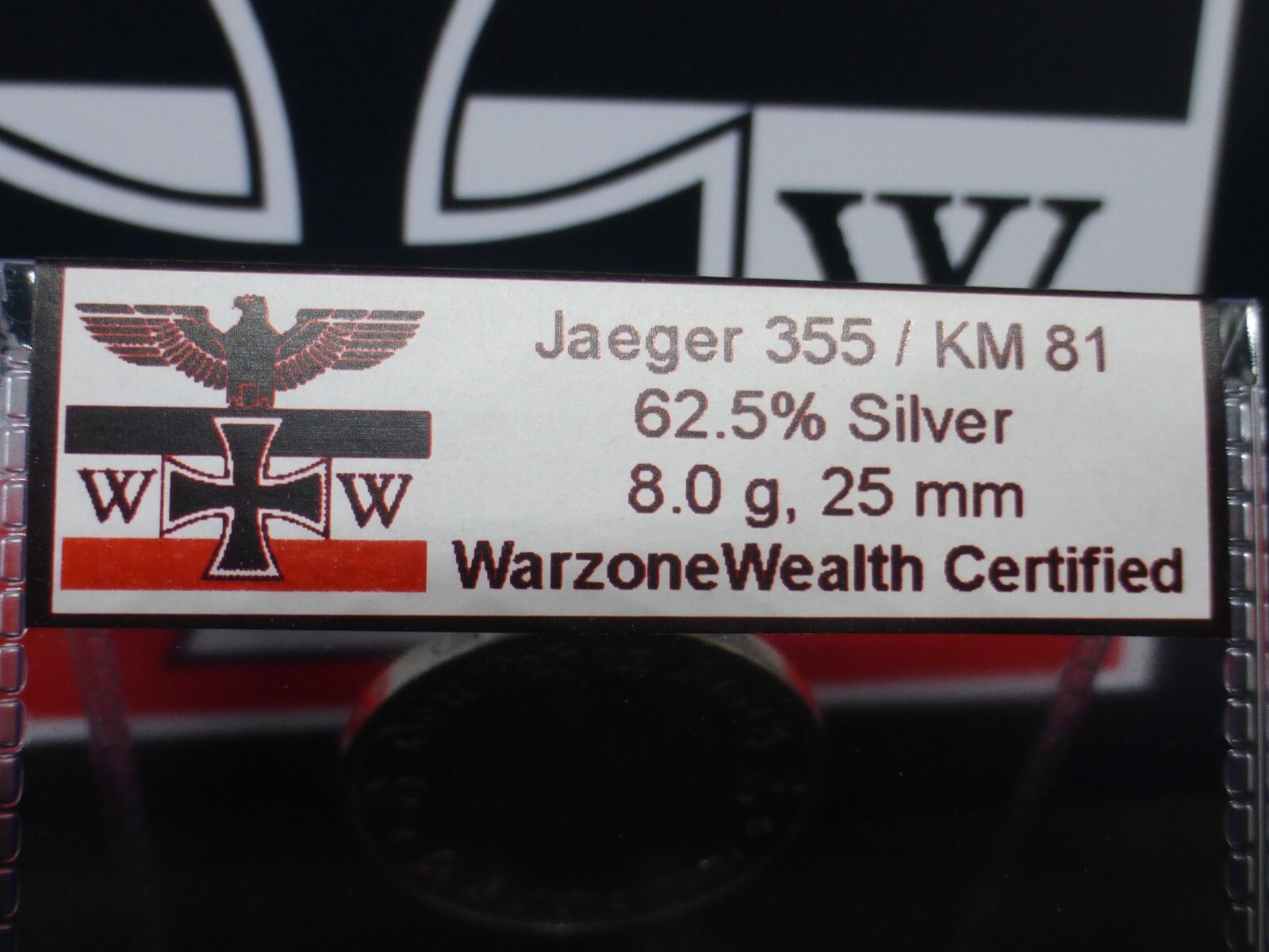 Nazi Silver Coin 1934D 2 Reichsmark Potsdam Church Beautiful Third Reich Germany