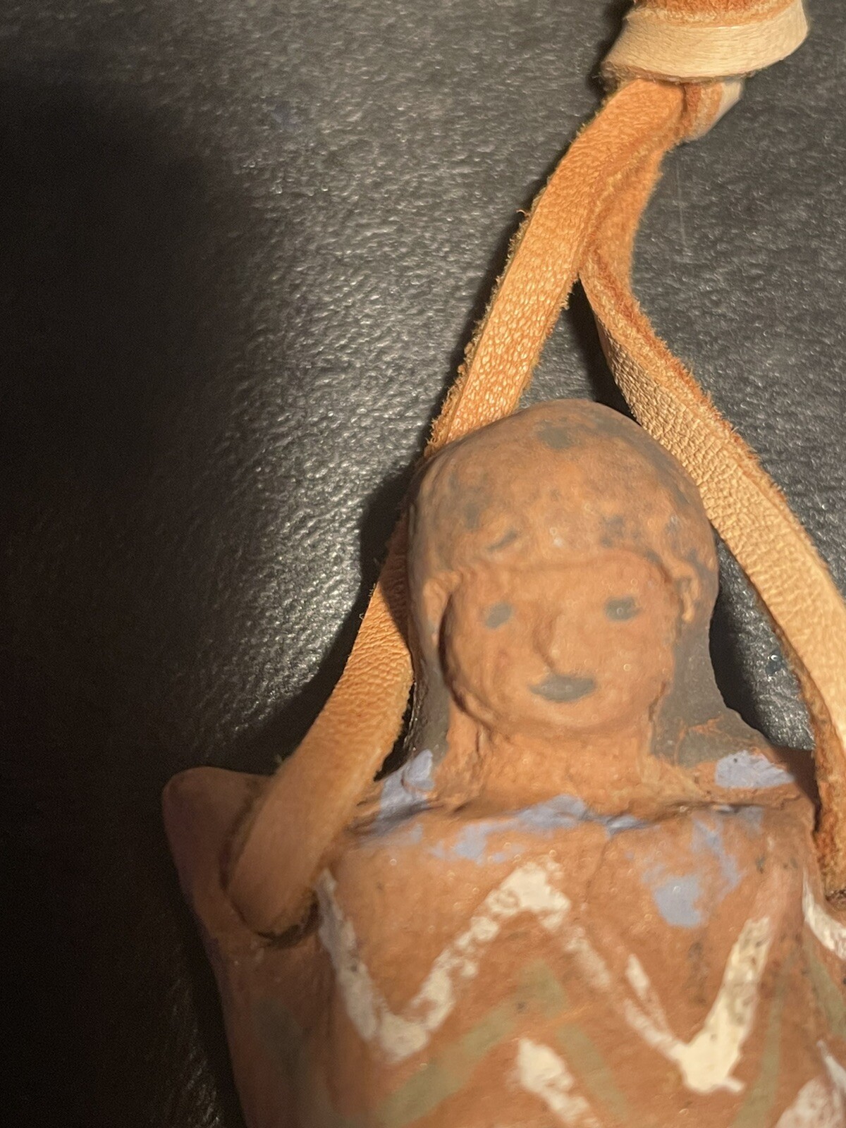 Early Hand Cast Papoose Effigy Pendant