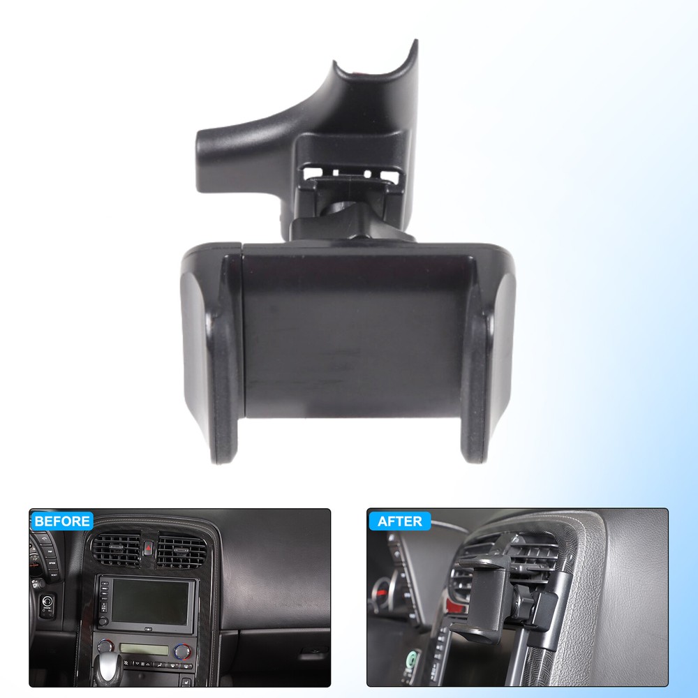 For Corvette C6 2005-2013 Center Console Dashboard Phone Holder Black
