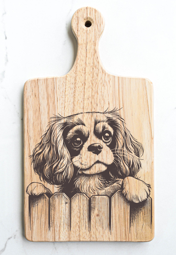 King Charles Cutting Cheese Board