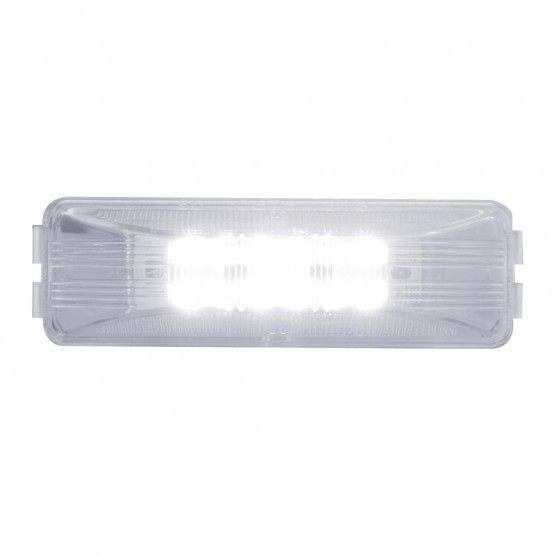 39931   12 LED Rectangular Auxiliary/Utility Light - White LED/Clear Lens