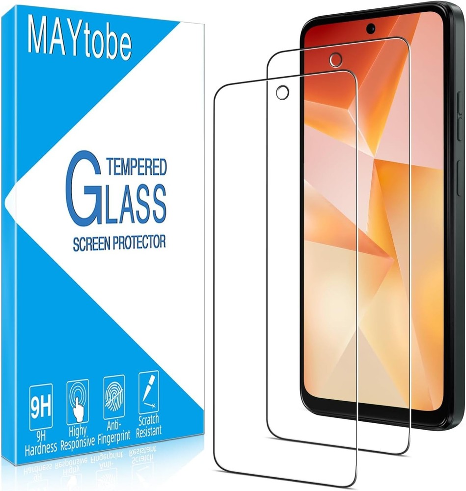 Moto G 5G 2025 Glass Screen Protector 2-Pack - Touch Sensitive & Bubble Proof