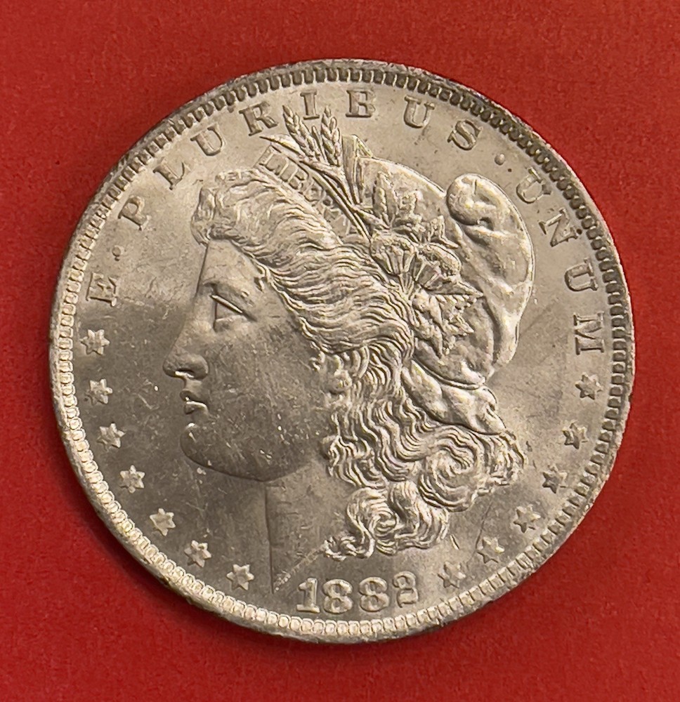 1882 O Morgan Silver Dollar, Choice Uncirculated.