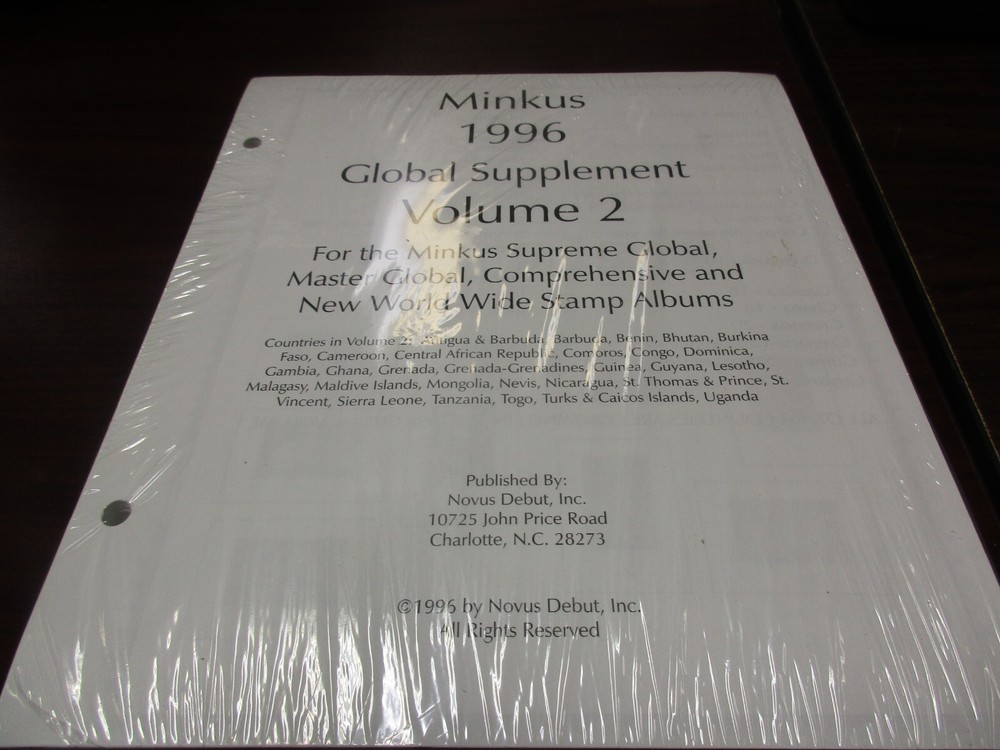 "MINKUS" 1996  GLOBAL SUPPLEMENT  VOL.#2   W/FREE SHP.