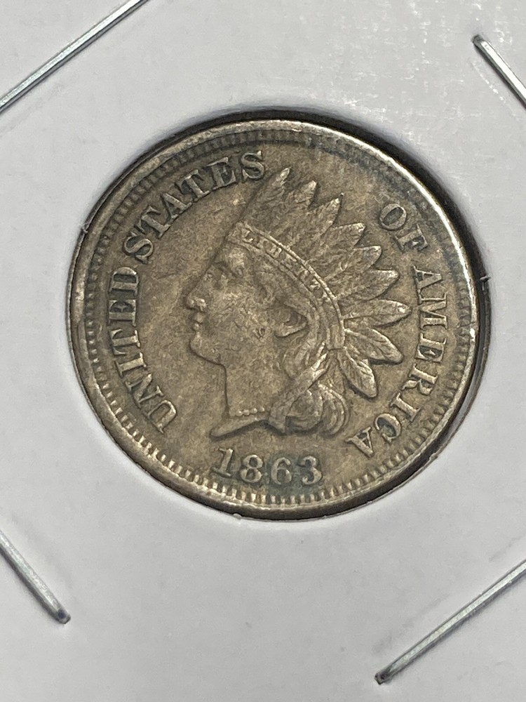 1863 Indian Head Cent - Copper-Nickel - As Shown! (#0801)