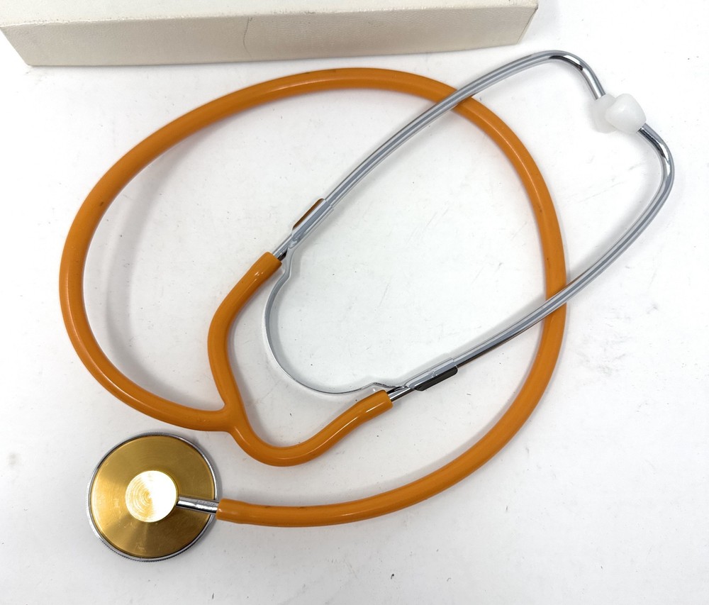 Cardiology Stethoscope Single Head Orange