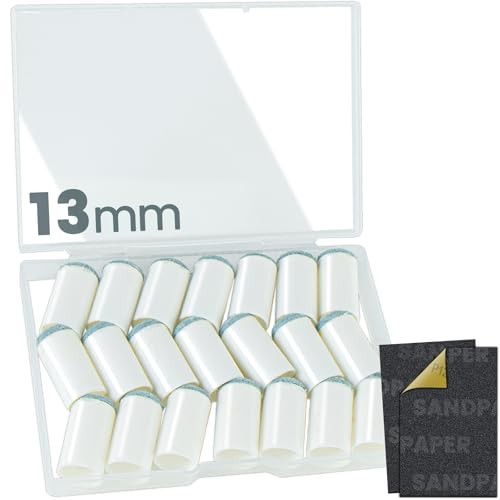 Billiard Pool Cue Tips - Pool Stick Tips Slip-on Tips Replacement 13mm 22PCS