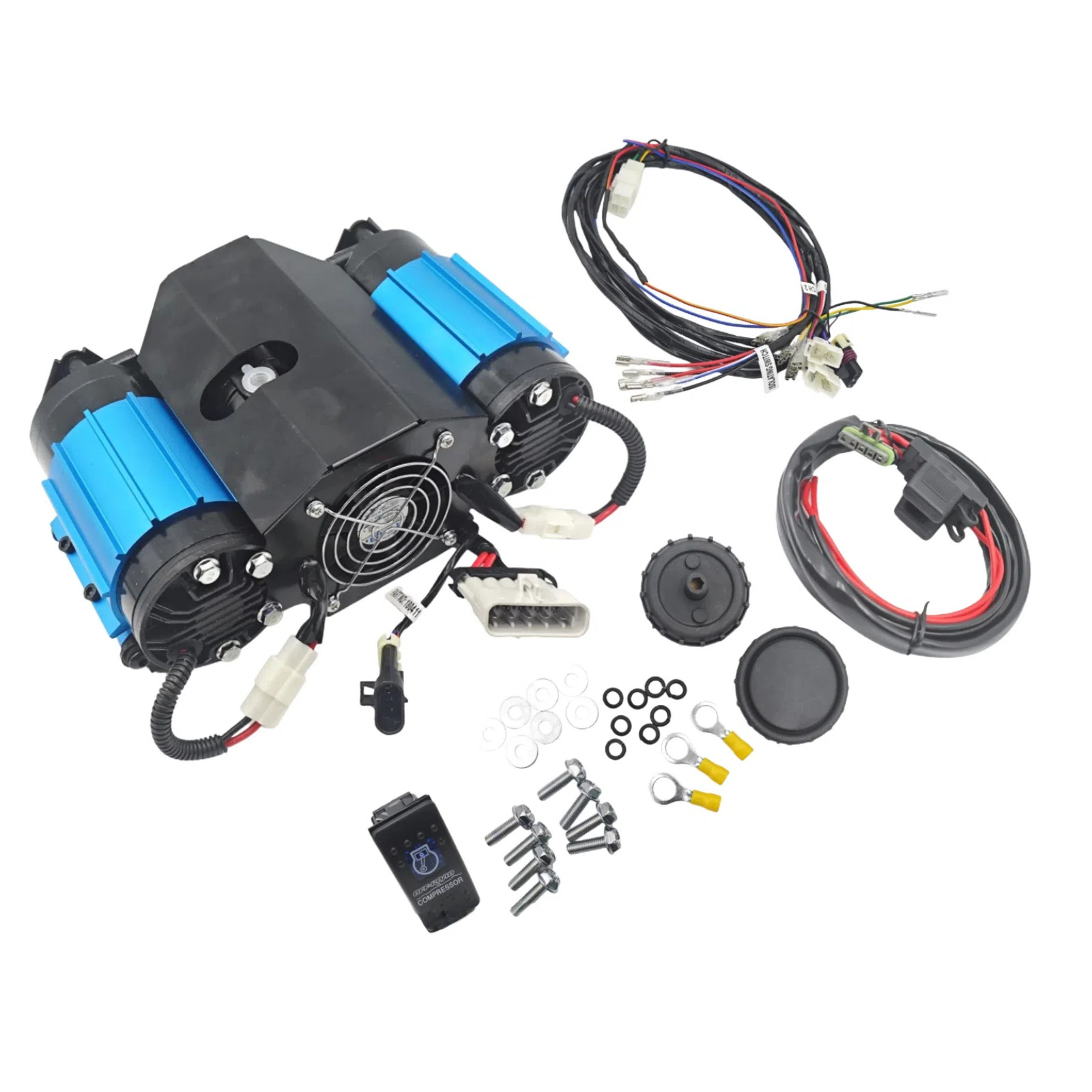 Twin Motor On-Board Universal Air Compressor Lot 12V Replacement for CKMTA12 NEW