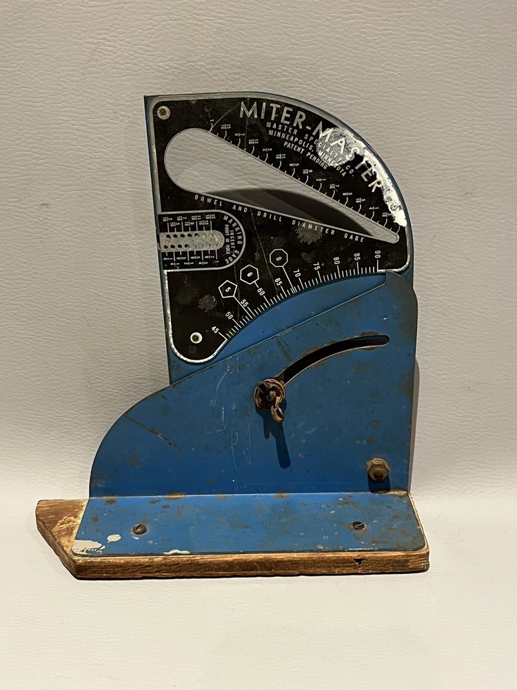 Vintage MITER-MASTER SPECIALITY Dowel & Drill Diameter Marking Angle Gage