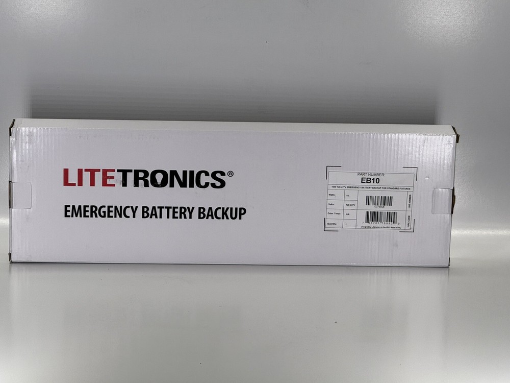 Litetronics EB10 Emergency Battery Backup - NEW