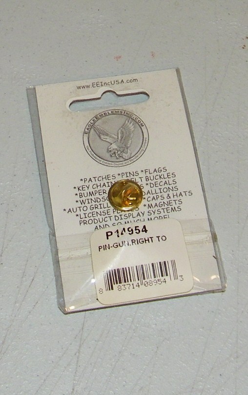 The Right To Keep And Bear Arms Pin Second Amendment American Eagle NEW