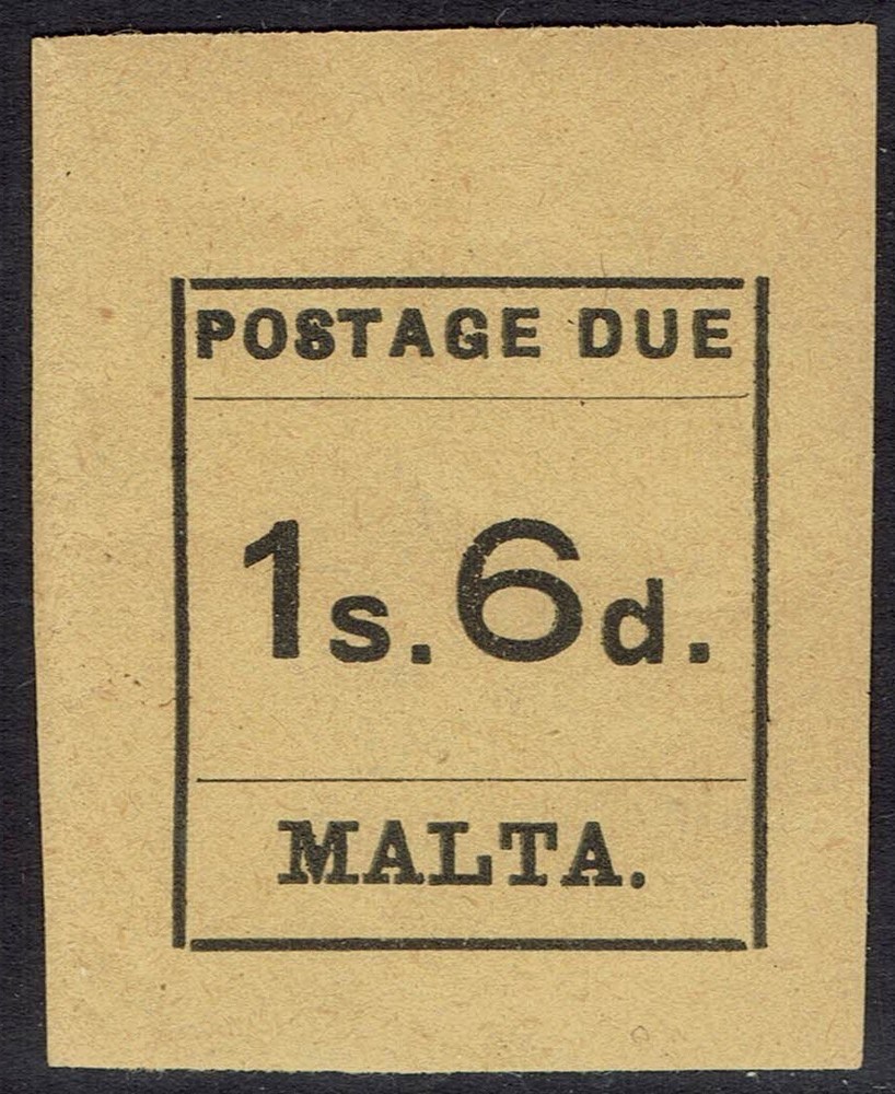 MALTA 1925 POSTAGE DUE 1/6