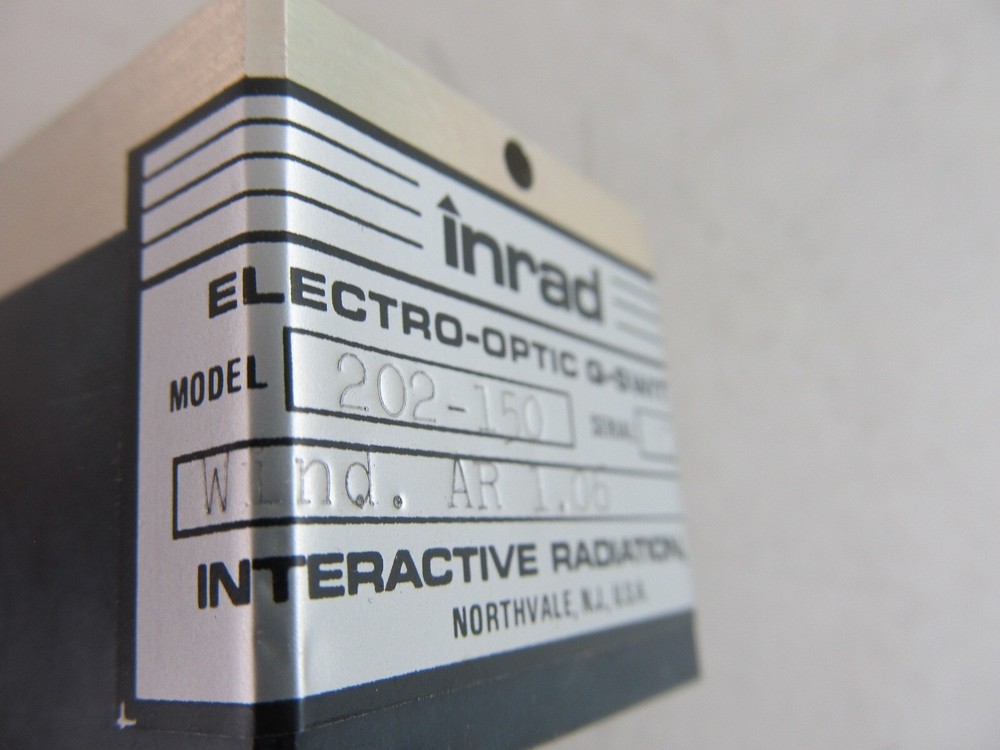 Inrad Electro Optic Q-Switch 202-150 AR 1.06