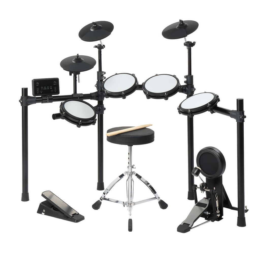 Electronic Drum Set with Drum Module, Headphones, Drumsticks for Beginner