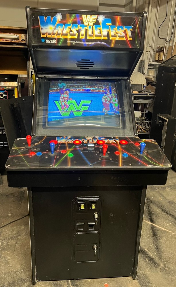 WRESTLEFEST ARCADE MACHINE by TECHNOS 1991 (Excellent Condition)