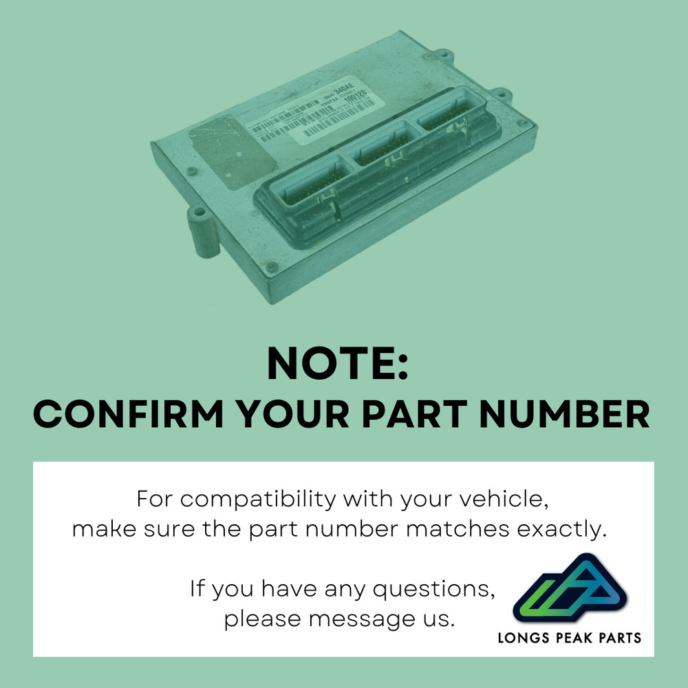 2002 Chrysler Town Country Caravan VIN PROGRAMMED ECU Engine Module 04727423AF