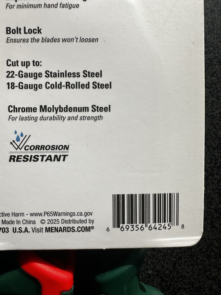 Masterforce 3 Piece 10” Aviation Tin Snips