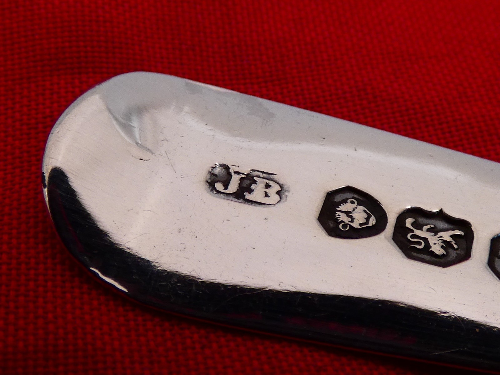 1837 London Sterling Silver Large Salt / Condiment Spoon KU-14