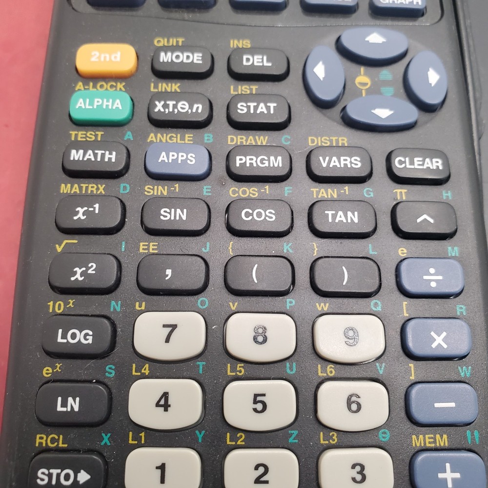 Texas Instruments TI-83 Plus Graphing Calculator With Cover Tested