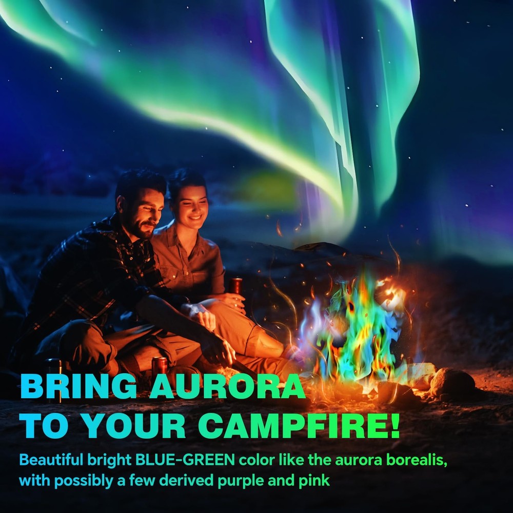 Fire Color Changing Packets Pit - Last Longer 5 Pack, Magical - 0.8 Oz