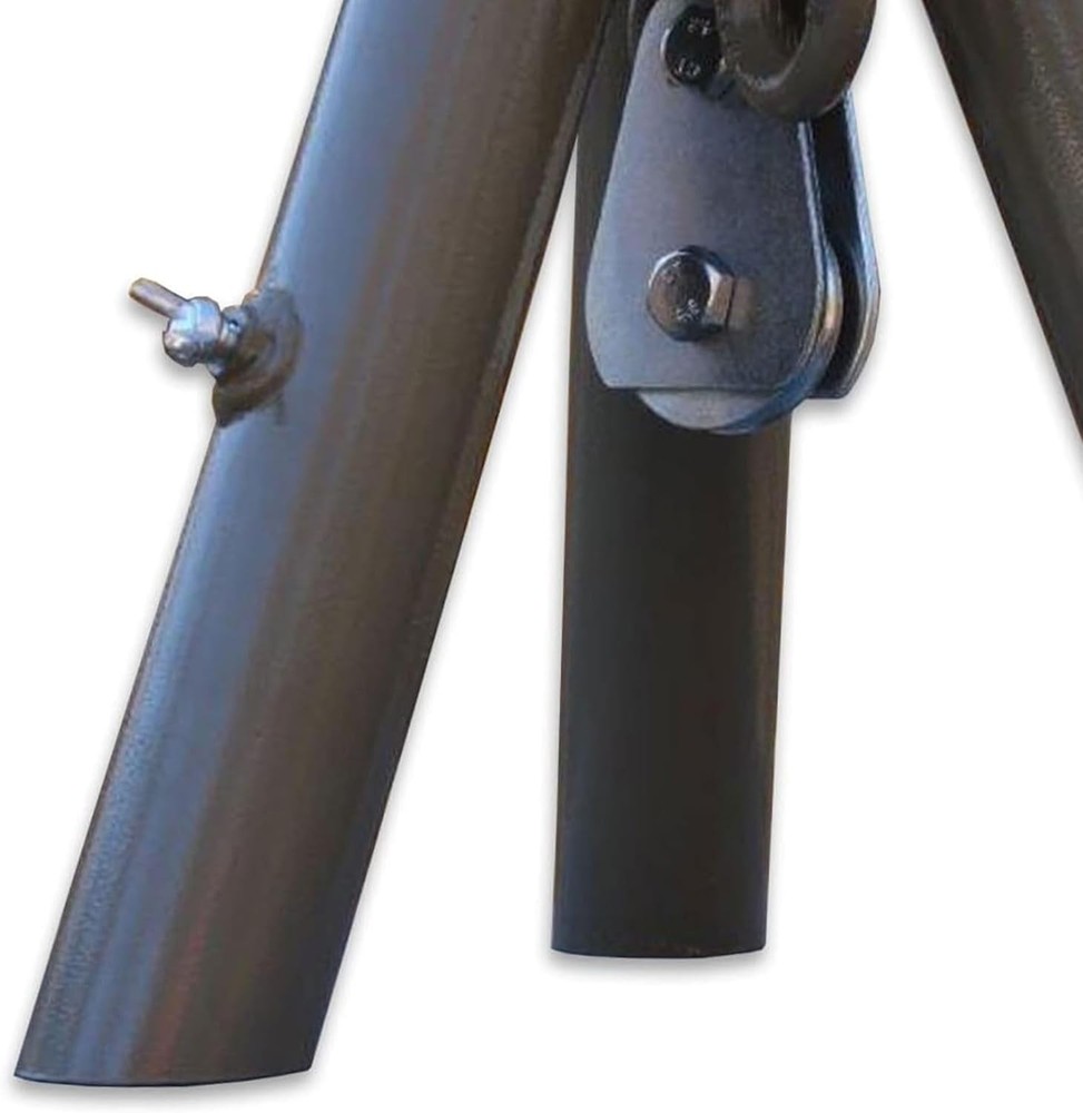 Tripod Header with Pulley for Deer Feeder System Attachment (Feeder Excluded)