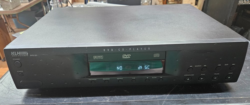 KLH DVD 221 DVD Player NO Remote WORKING