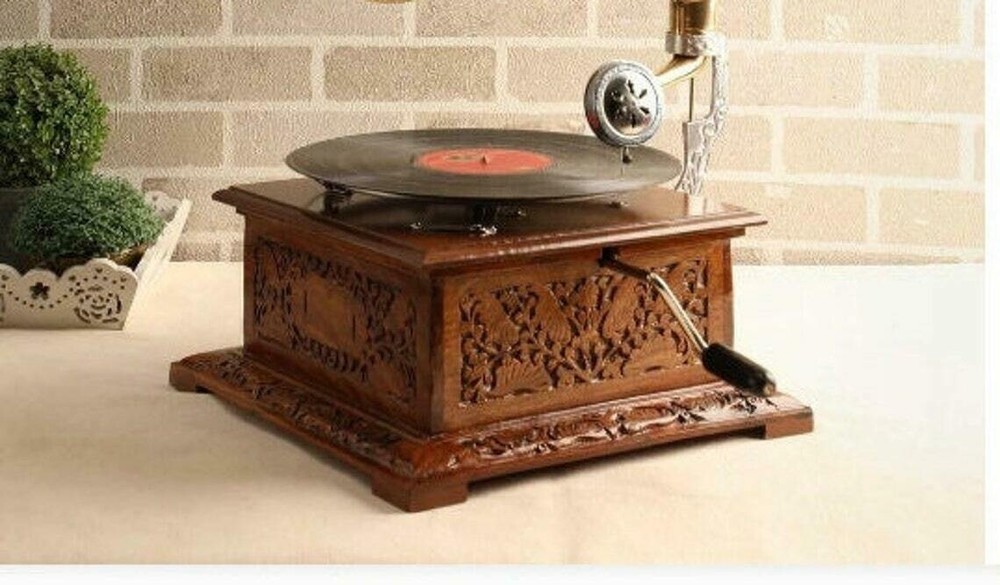 Nostalgic Gramophone - Phonograph New Working - Record Player Glamour Style