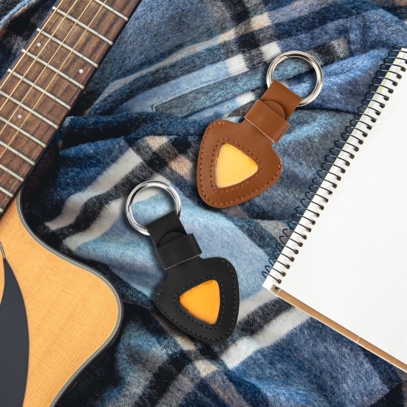 Guitar Plectrum Storage Bag Triangular Guitar Pick Pouch Practical for Pick