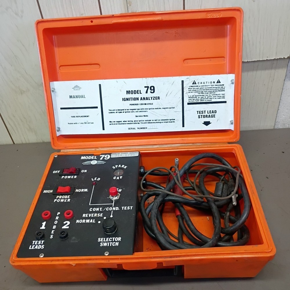 Vintage Merc O Tronic Model 79 Ignition Analyzer - INCOMPLETE *READ* Untested