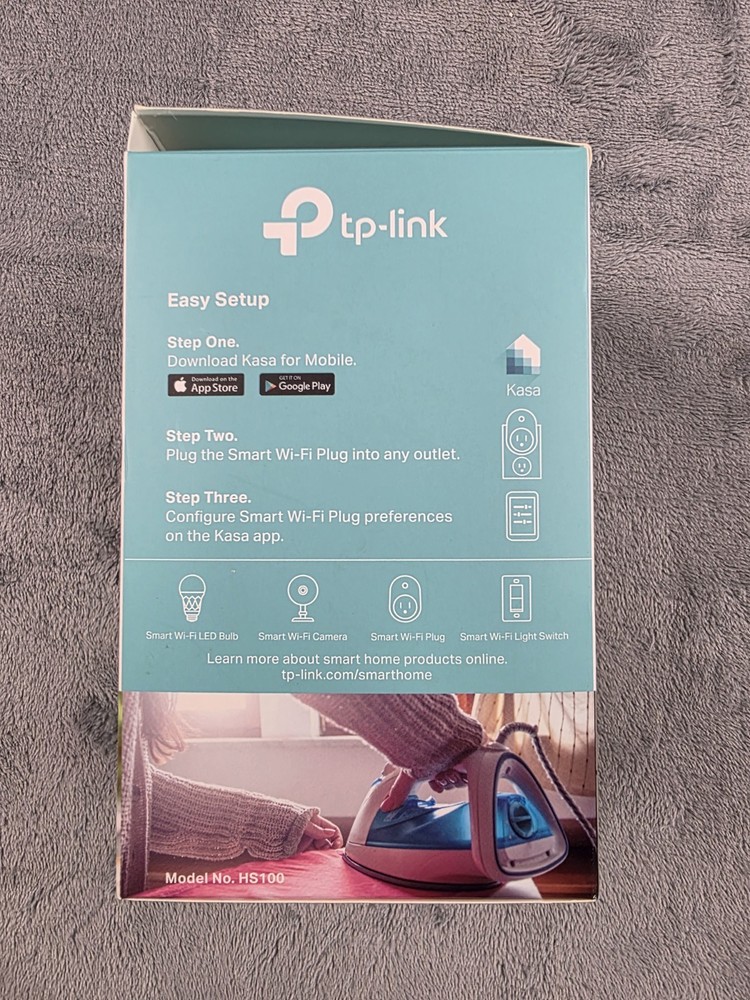 TP-Link HS100 Wi-Fi Smart Plug Kit - Twin Pack Open Box