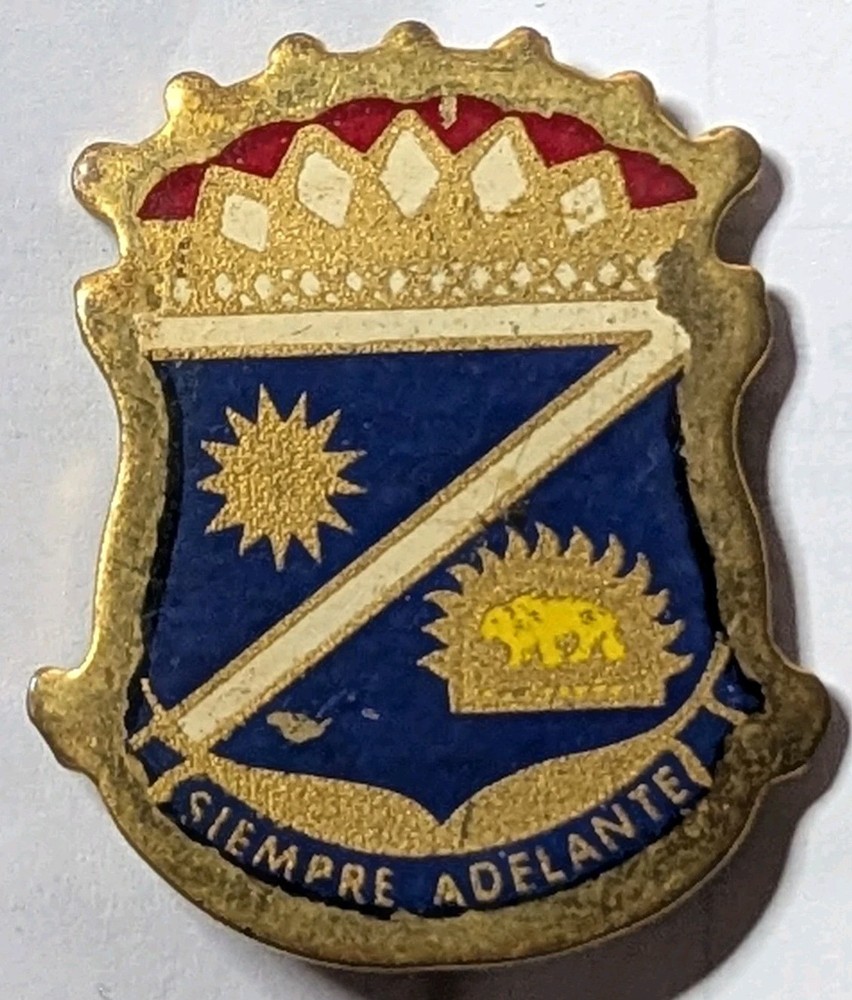 223rd Infantry Regiment Unit Crest D.I. - Screen Printed Variation - US Army PB