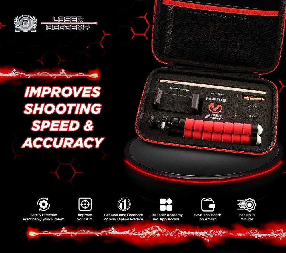Portable 9mm Laser Training Kit Mantis Academy for Target Practice Fire System