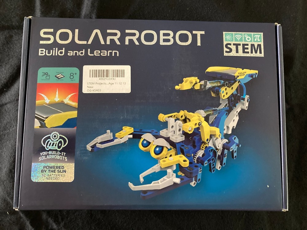 STEM Solar Robot Build and Learn OG-KSR03 set- New Unopened