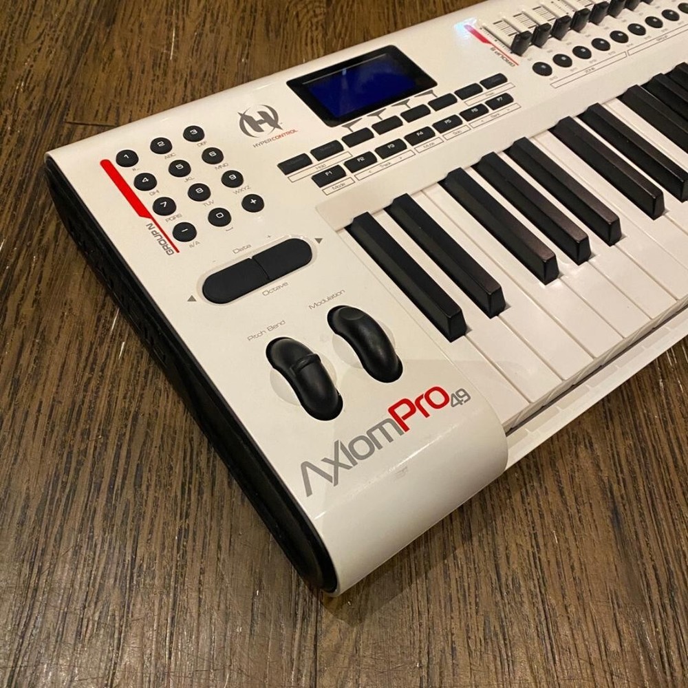 M-Audio Axiom Pro 49 Midi Keyboard HyperControl Technology Working Free Ship