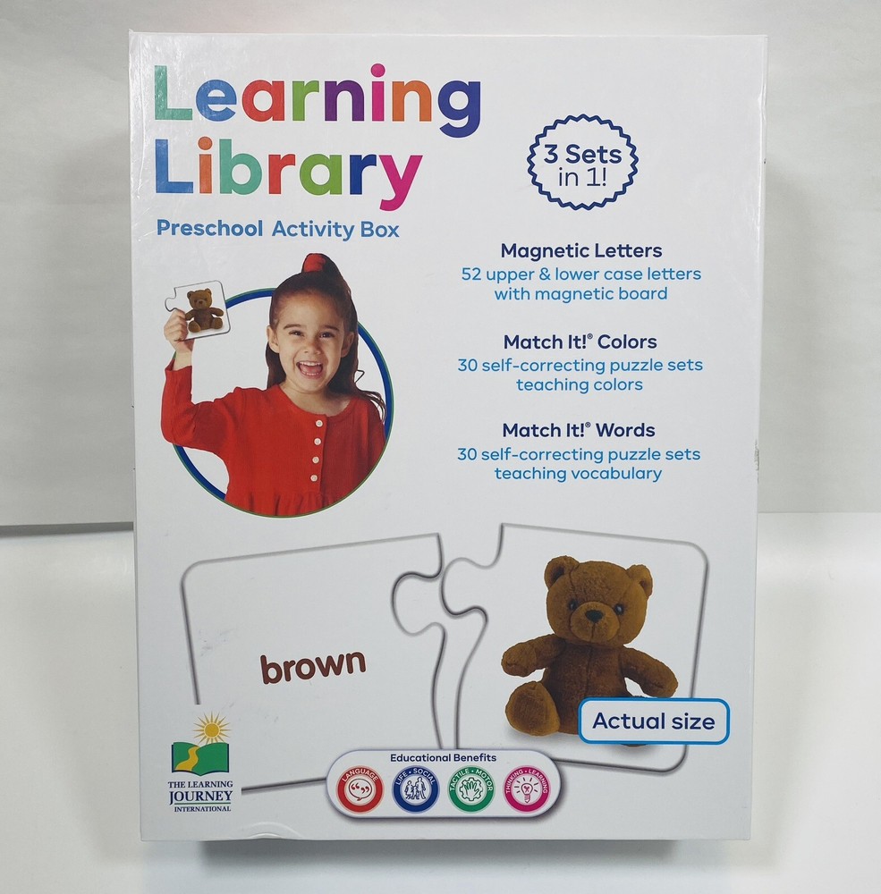 The Learning Library Preschool Activity Box - New