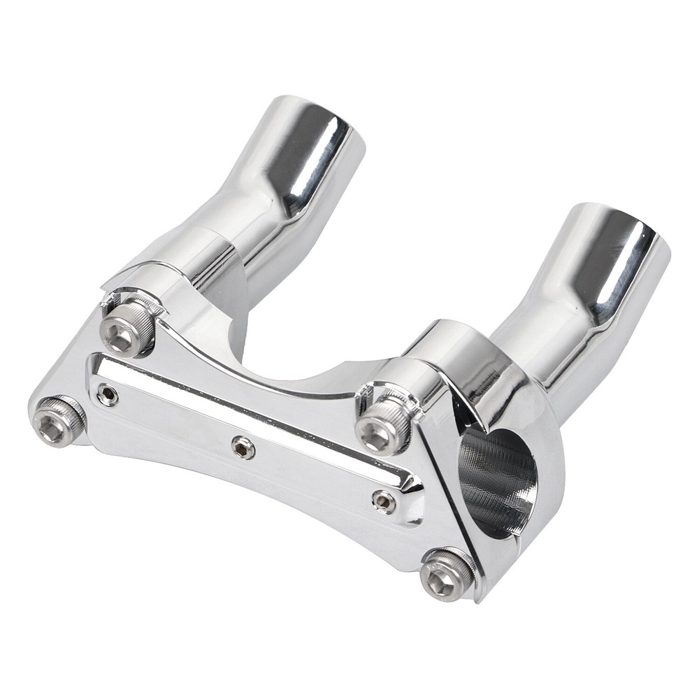 Chrome 3.5" Pullback Handlebar Riser Top Clamp For Harley Dyna Low Rider V-Rod