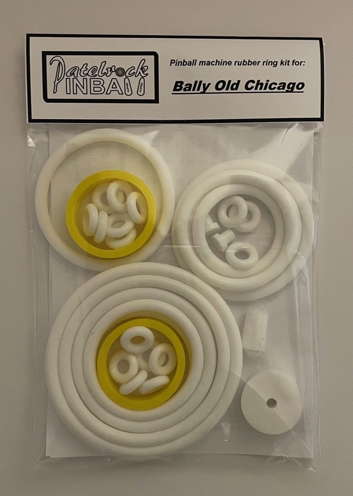 1976 Bally Old Chicago Pinball Machine Rubber Ring Kit