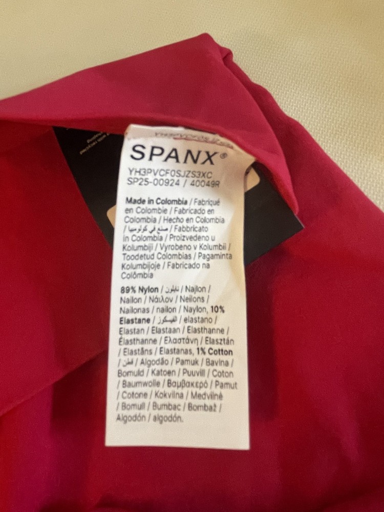 new spanx ecocare fuchsia boyshort size medium