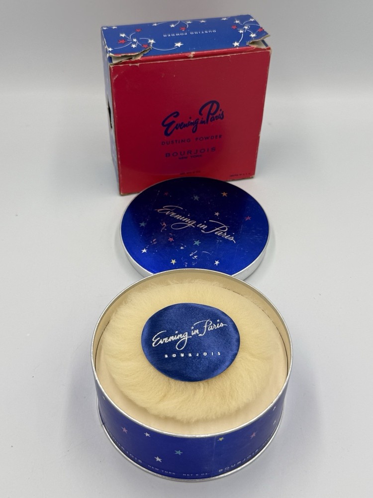 Evening In Paris NOS Dusting Powder Bourjois, N.Y.
