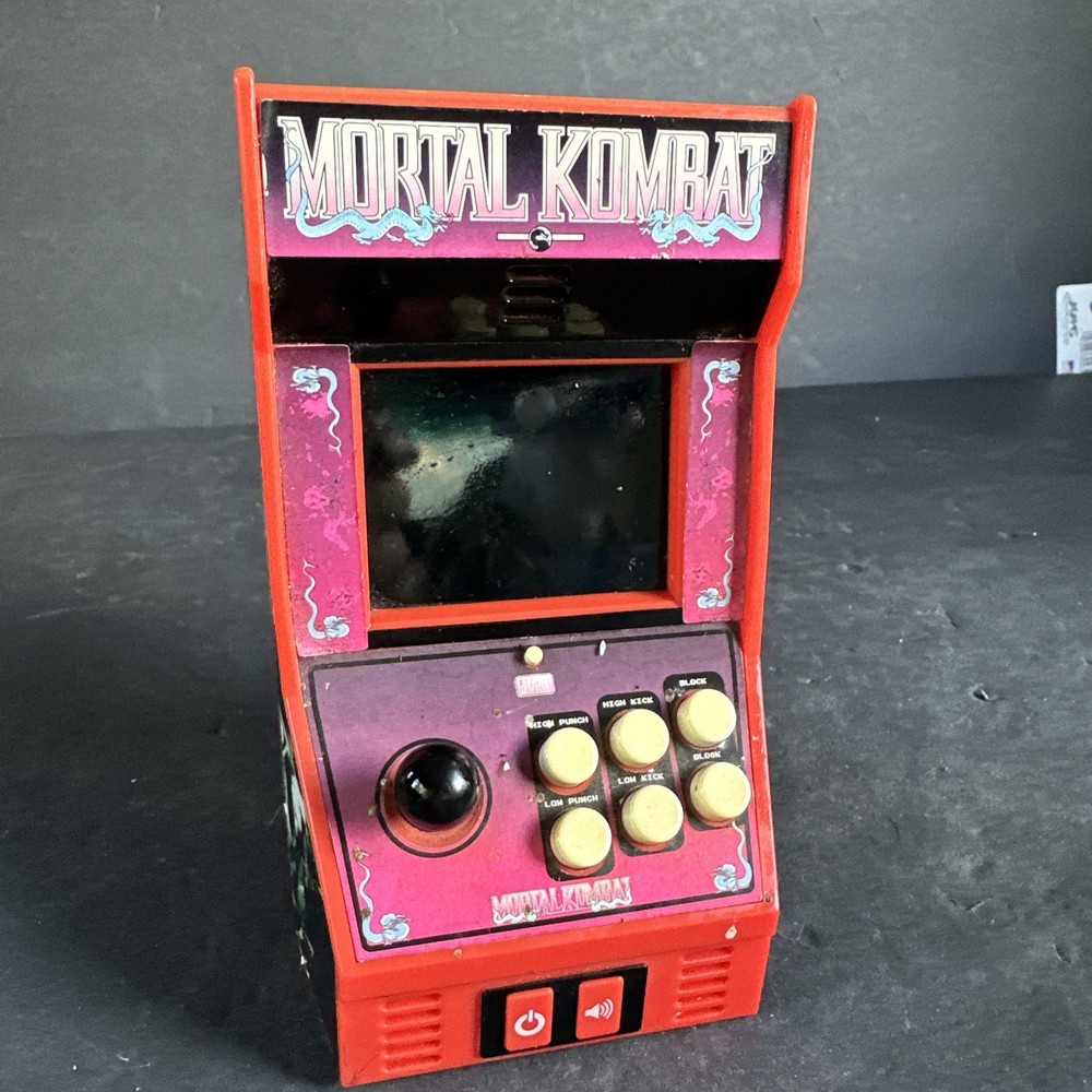 Mortal Kombat Klassic Mini Arcade Game Console Super Fun! Untested #R57