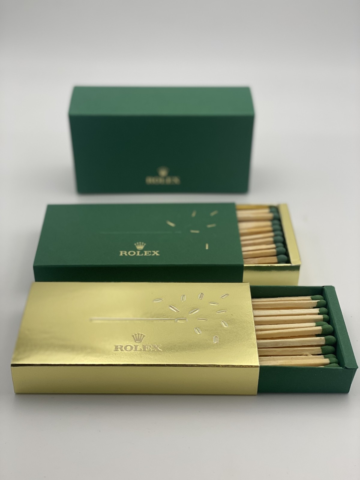 Rolex Wooden Matches ~ NEW
